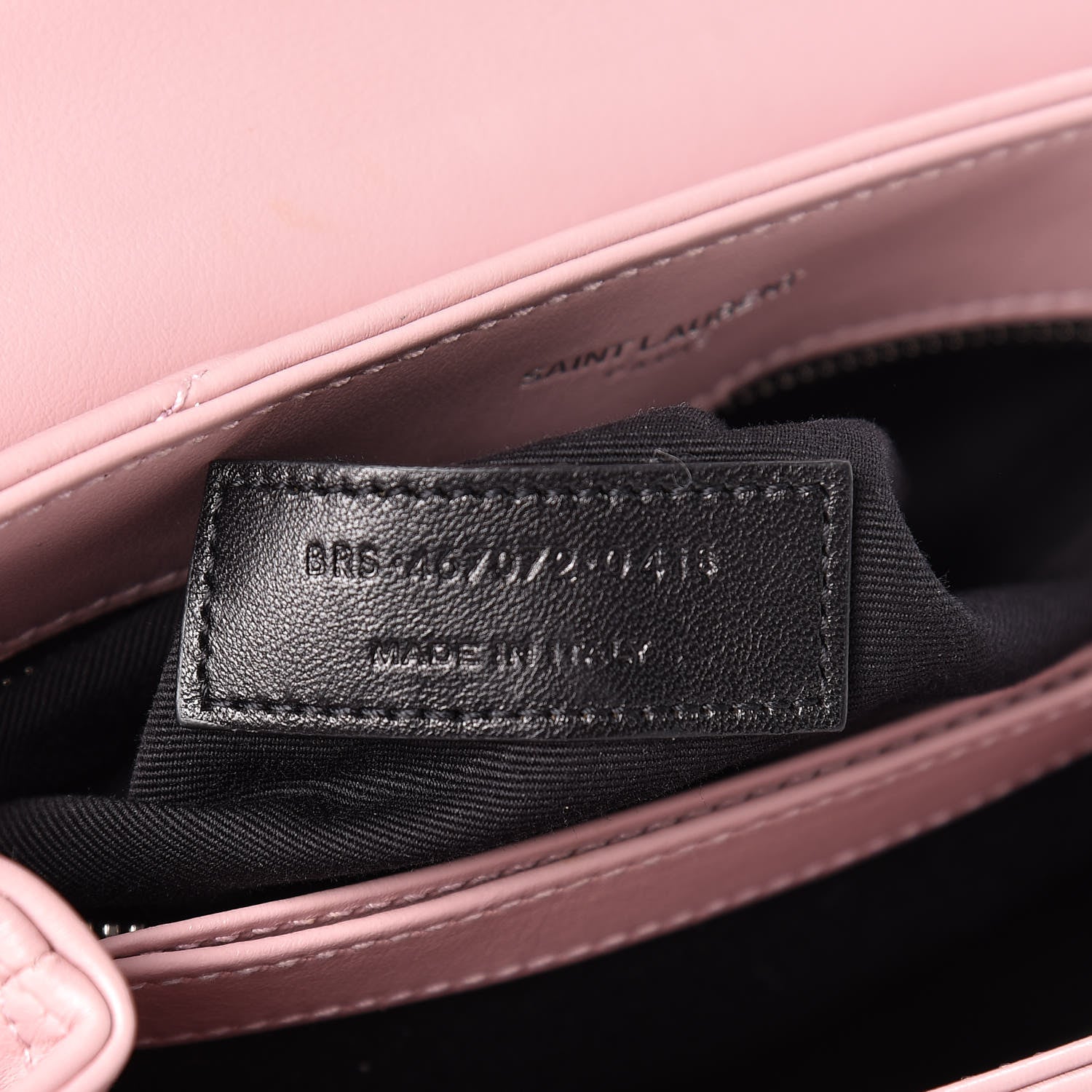 Saint Laurent Calfskin Y Quilted Monogram Toy Loulou Crossbody Bag Tender Pink 8 of 12