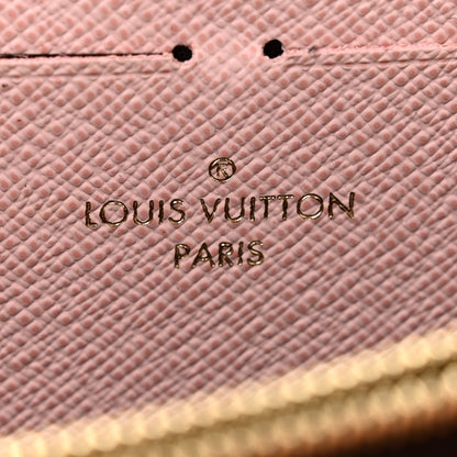 Louis Vuitton Monogram Clemence Wallet Rose Ballerine 6 of 7