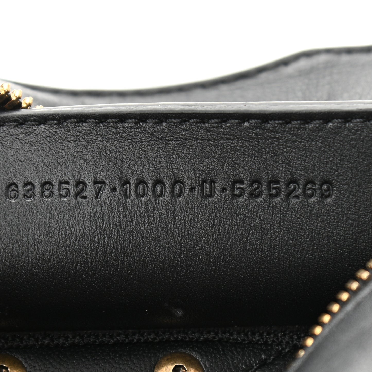 Smooth Calfskin Neo Classic Brass Hardware Nano City Crossbody Black