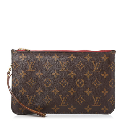 Louis Vuitton Monogram Neverfull MM GM Pochette Cherry 1 of 9