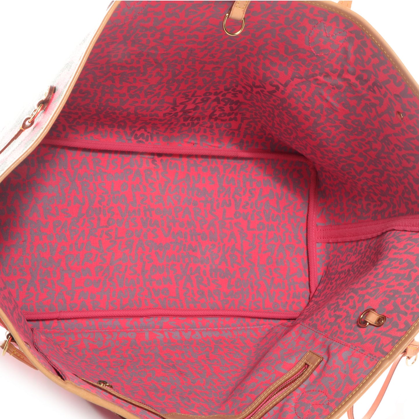Monogram Graffiti Neverfull GM Fuchsia
