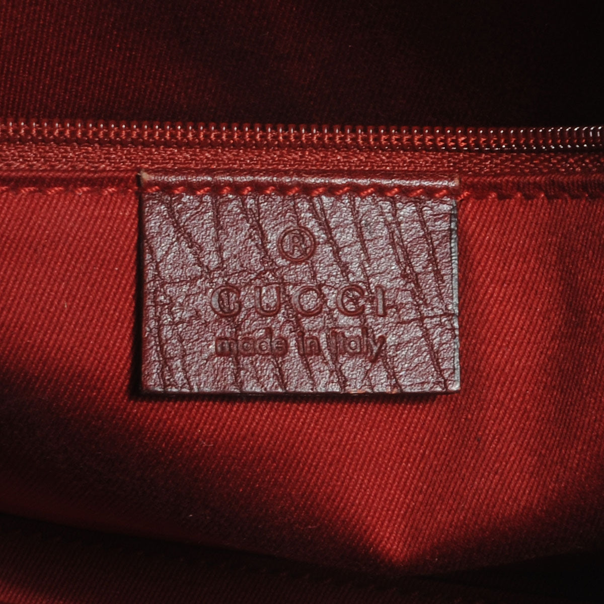 Monogram Small Bardot Red
