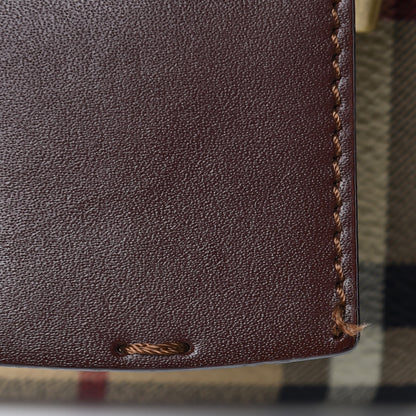 Burberry Haymarket Check Buckle Satchel 11 of 11
