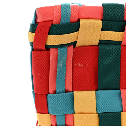 Prada Tessuto Nylon Weave Shopping Tote Multicolor 11 of 11