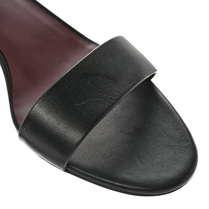 Valentino Garavani Calfskin Ankle Strap 60mm Sandals 41 Black 9 of 10