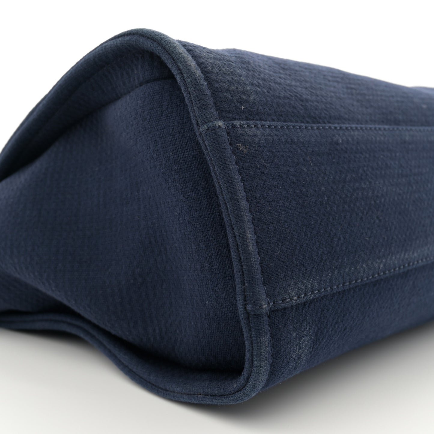 Mixed Fibers Small Deauville Tote Navy Blue