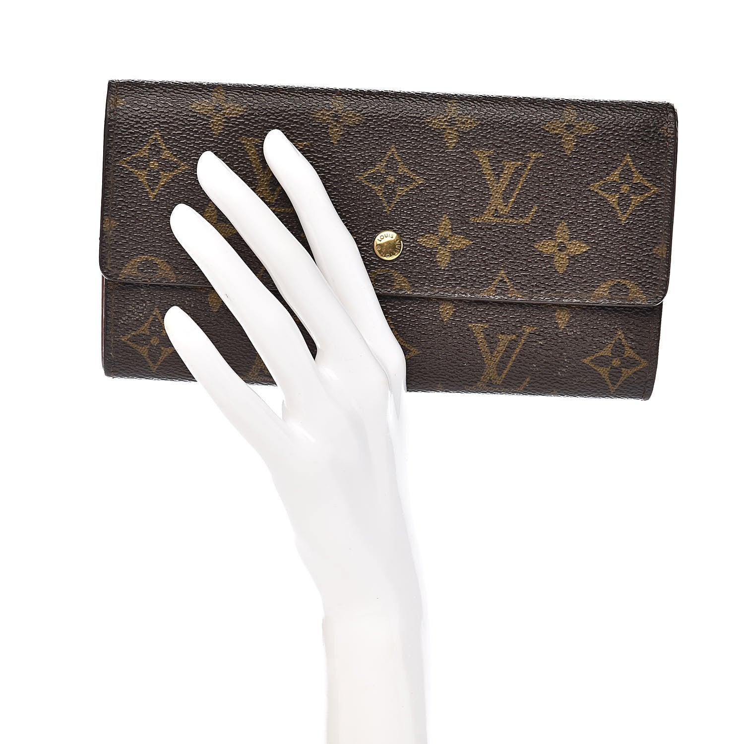 Louis Vuitton Monogram Sarah Wallet 2 of 12