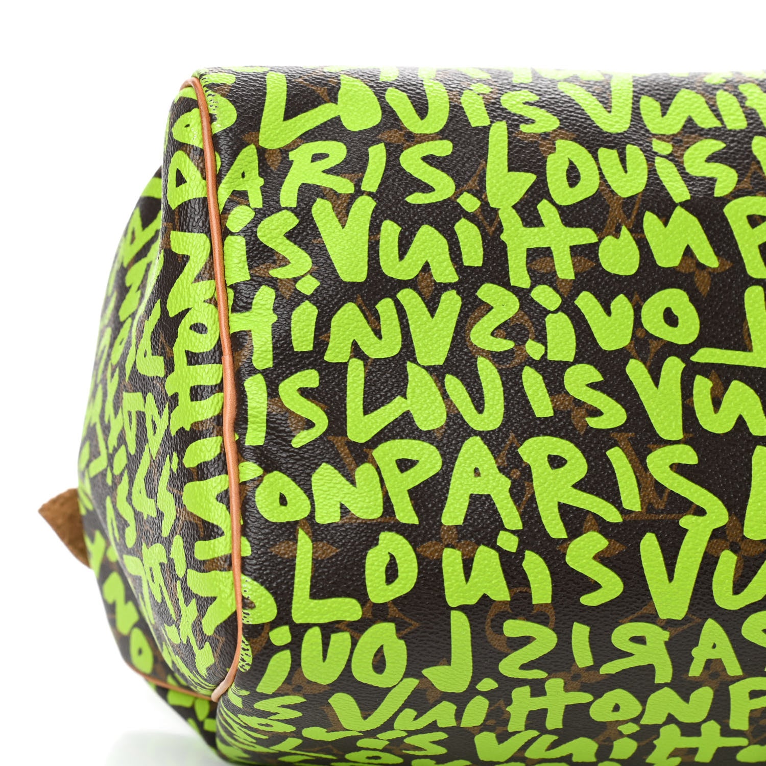 Louis Vuitton Monogram Graffiti Speedy 30 Green 6 of 9