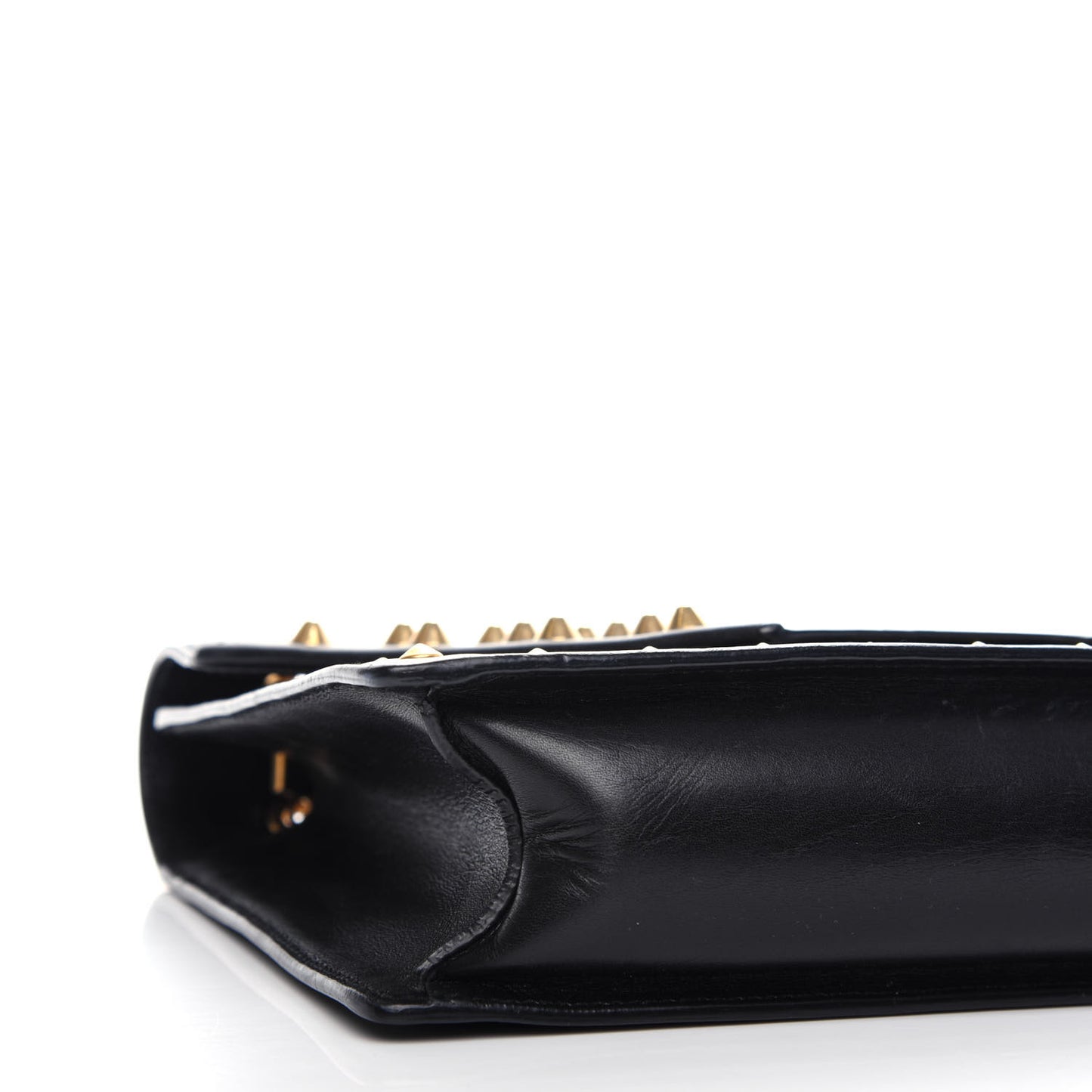 Calfskin Studded Medium Betty Black