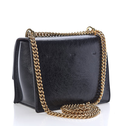 Fendi Agnello Old Shine Small Kan U Shoulder Bag Black 3 of 10