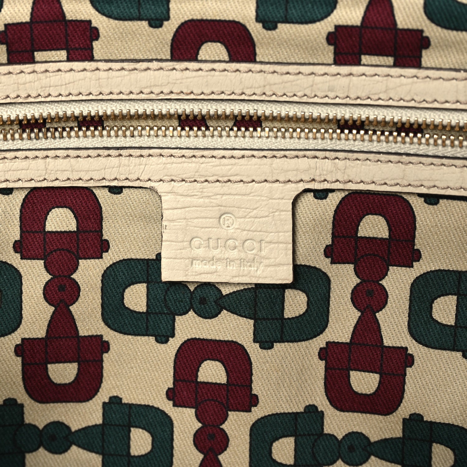 Gucci Monogram Medium Jolicoeur Tote White 5 of 9