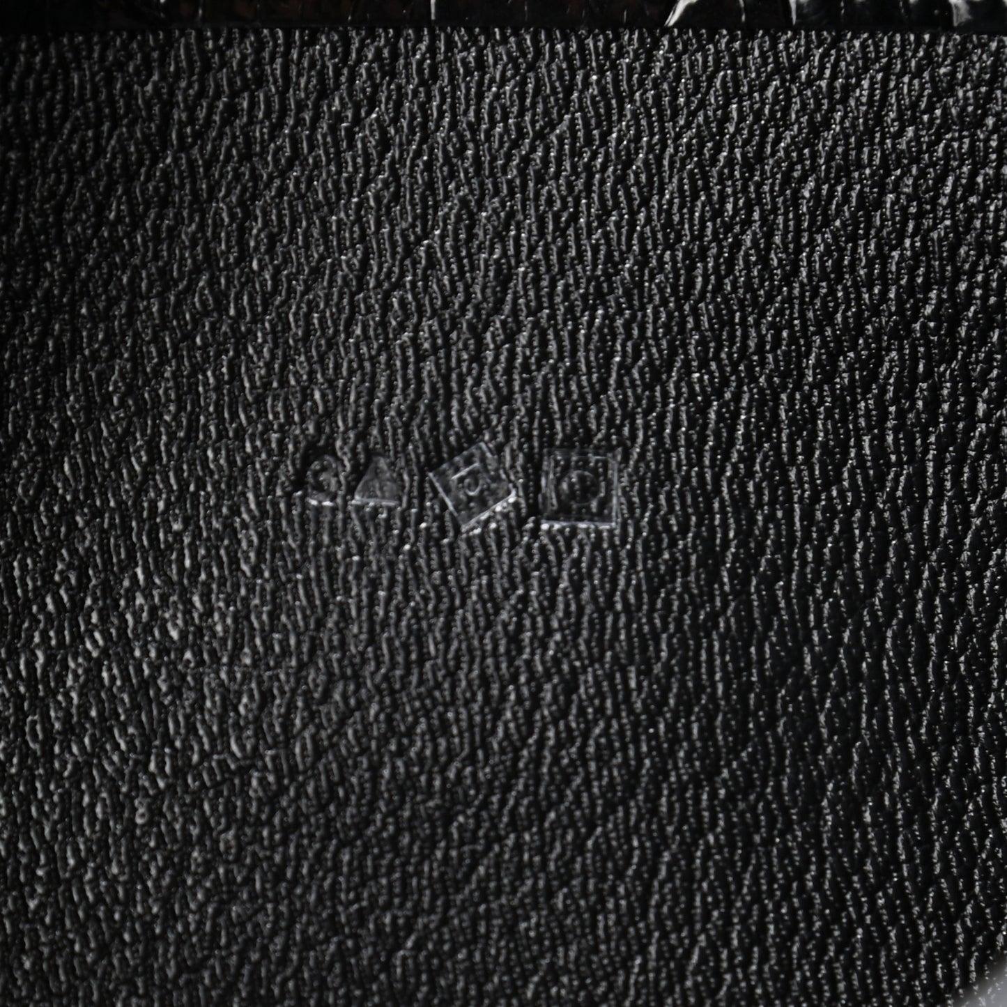 Shiny Alligator Constance Long Wallet Black