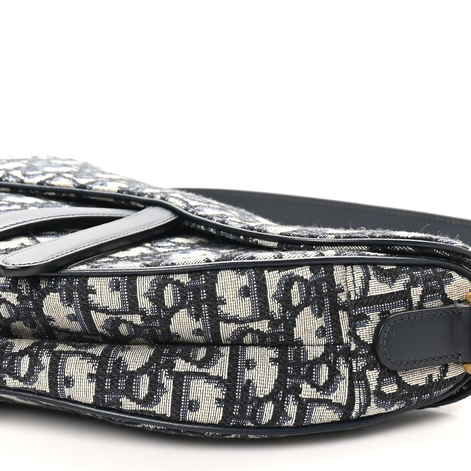 Christian Dior Oblique Saddle Bag Blue 10 of 10