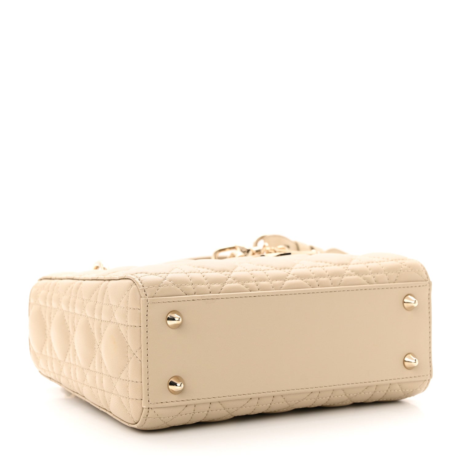 Christian Dior Lambskin Cannage Small My ABCDior Lady Dior Corda 4 of 10