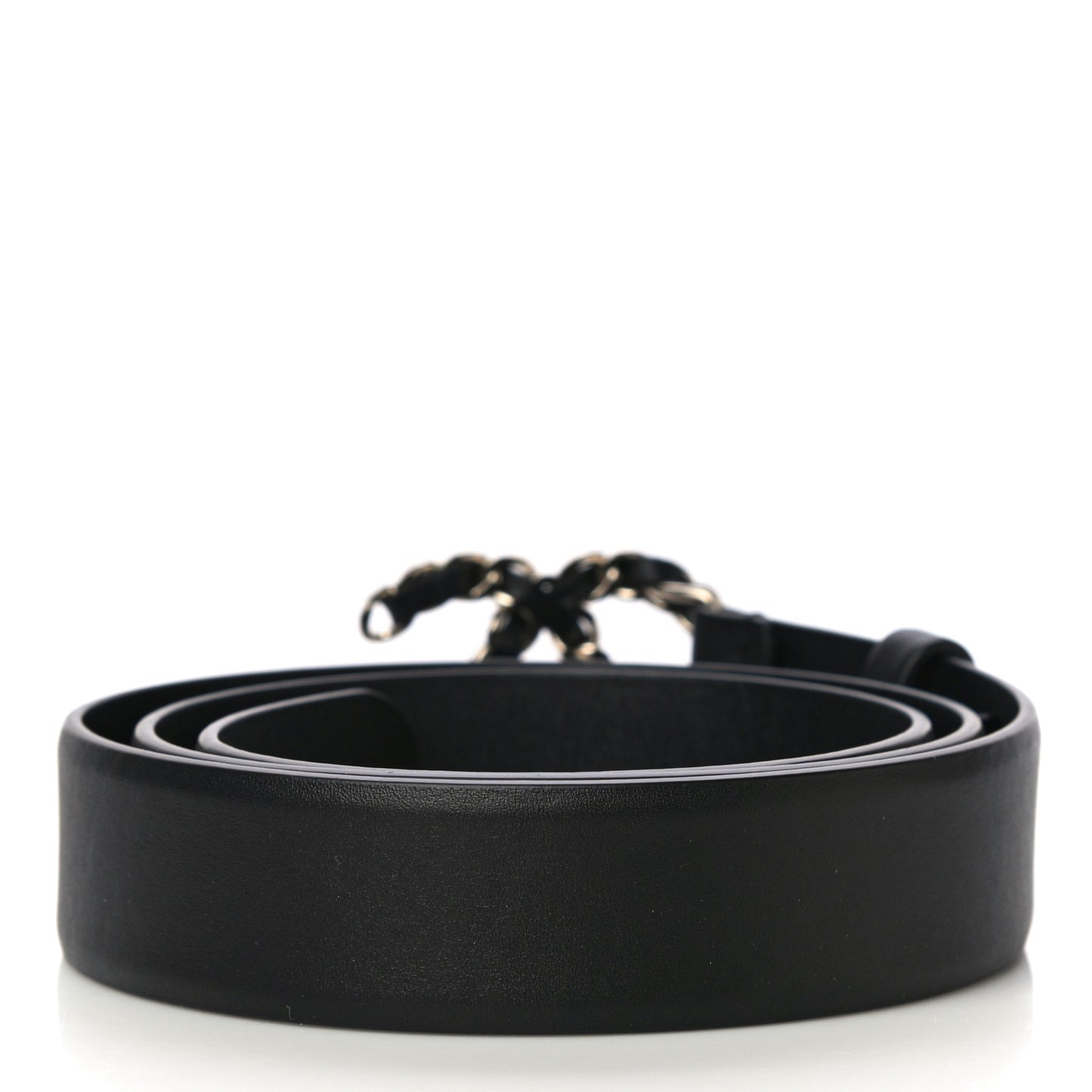 Lambskin CC Chain Belt 90 36 Black