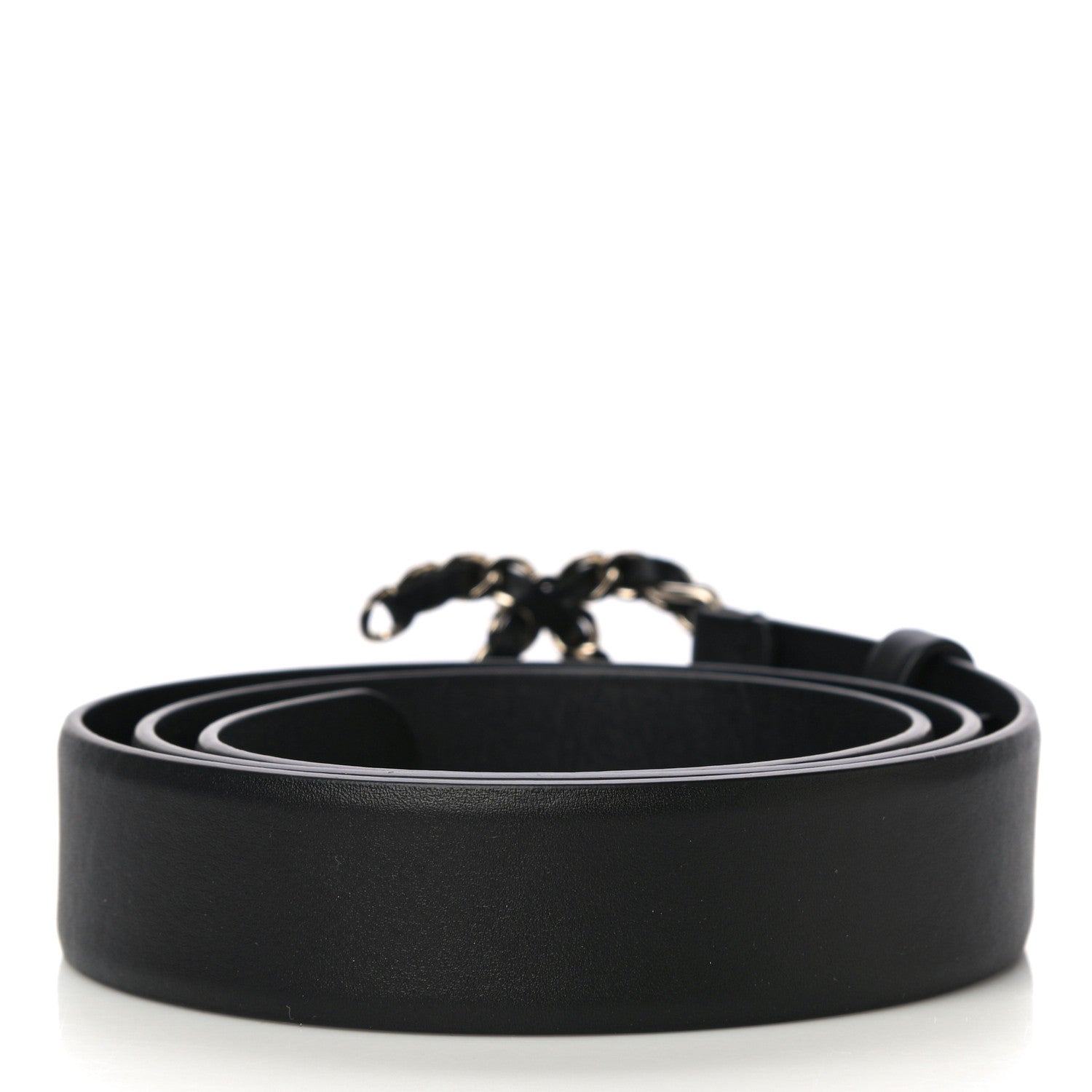 Chanel Lambskin CC Chain Belt 90 36 Black 3 of 9