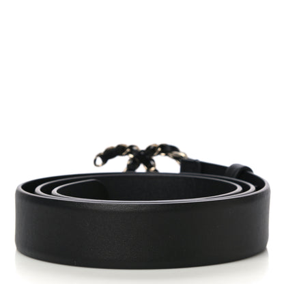 Chanel Lambskin CC Chain Belt 90 36 Black 3 of 9