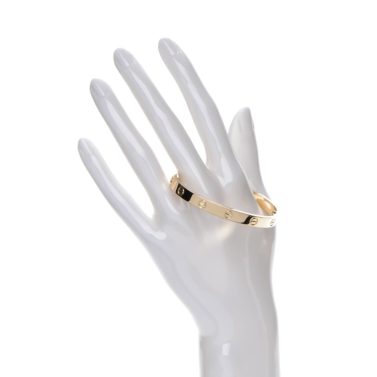 18K Yellow Gold LOVE Bracelet 17