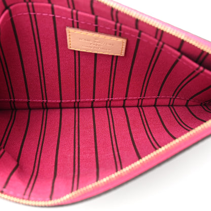 Louis Vuitton Monogram Neverfull MM GM Pochette Pivoine 5 of 10