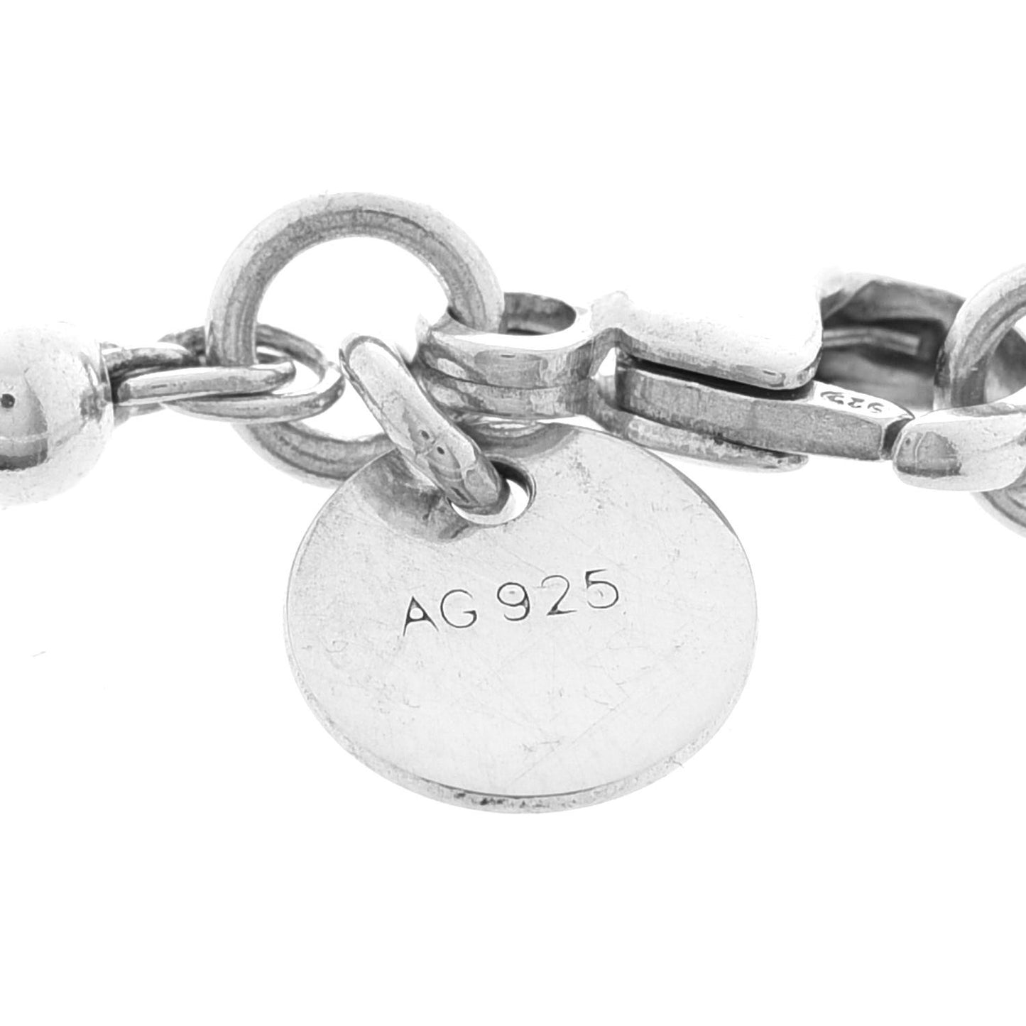 Sterling Silver 3mm Return to Tiffany Heart Lock Bead Bracelet