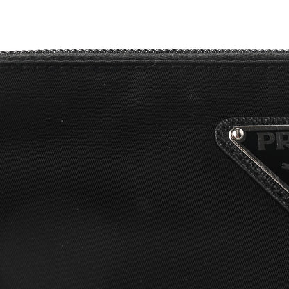 Prada Re-Nylon Saffiano Pouch Wristlet Black 9 of 9