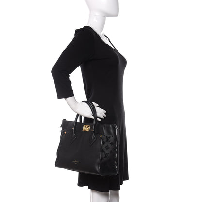 Louis Vuitton Calfskin Monogram Tufting On My Side Black 3 of 12