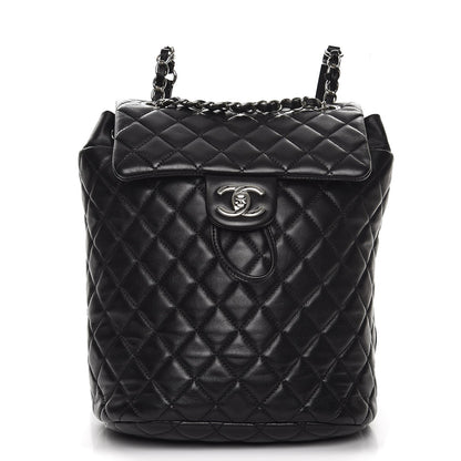 Chanel Lambskin Quilted Small Urban Spirit Backpack Black 1 of 8