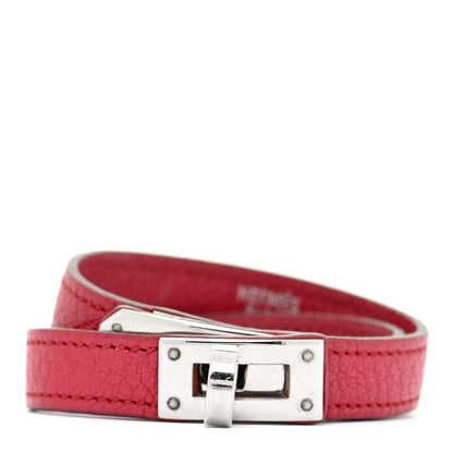 Hermes Swift Kelly Double Tour Bracelet M Rouge Garance 1 of 10