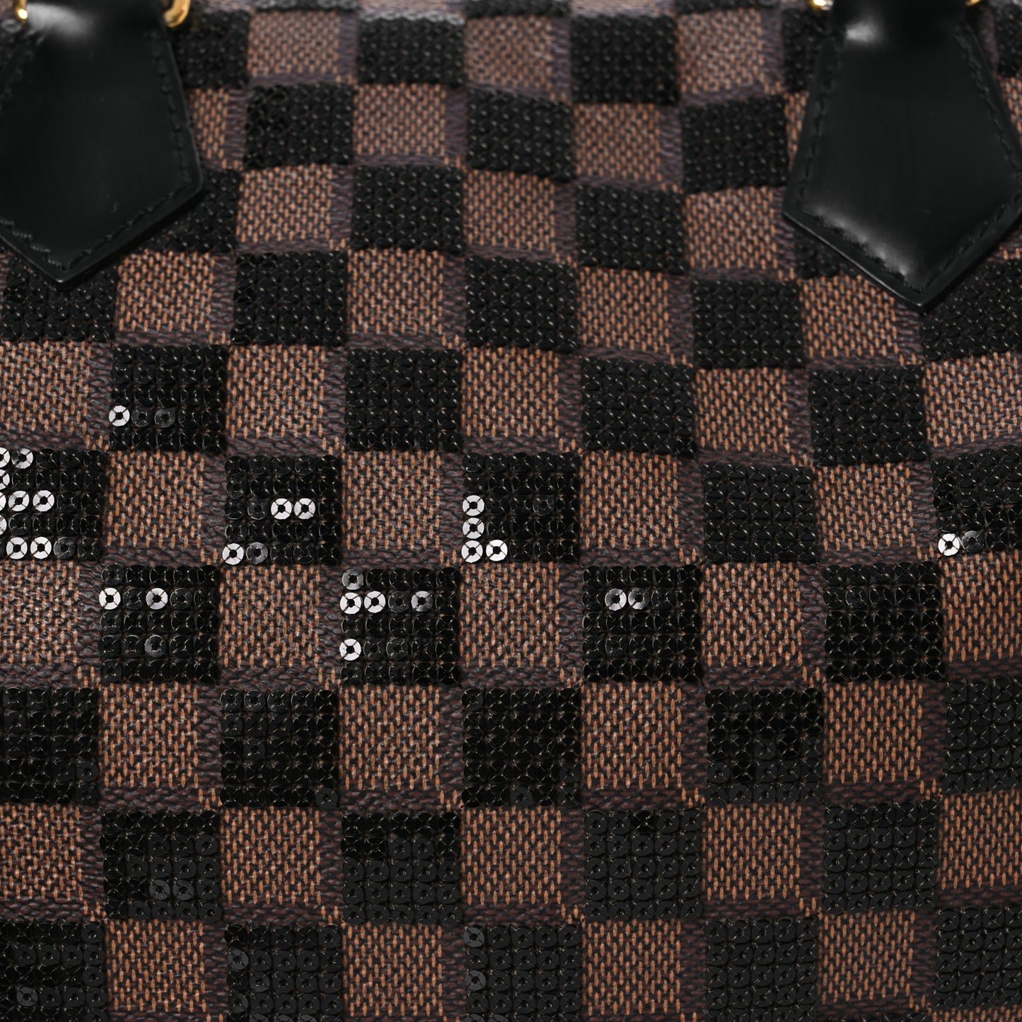 Damier Paillettes Speedy 30 Black
