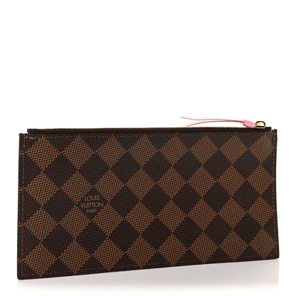 Louis Vuitton Damier Ebene Studded Felicie Chain Wallet Zippered Insert 3 of 7