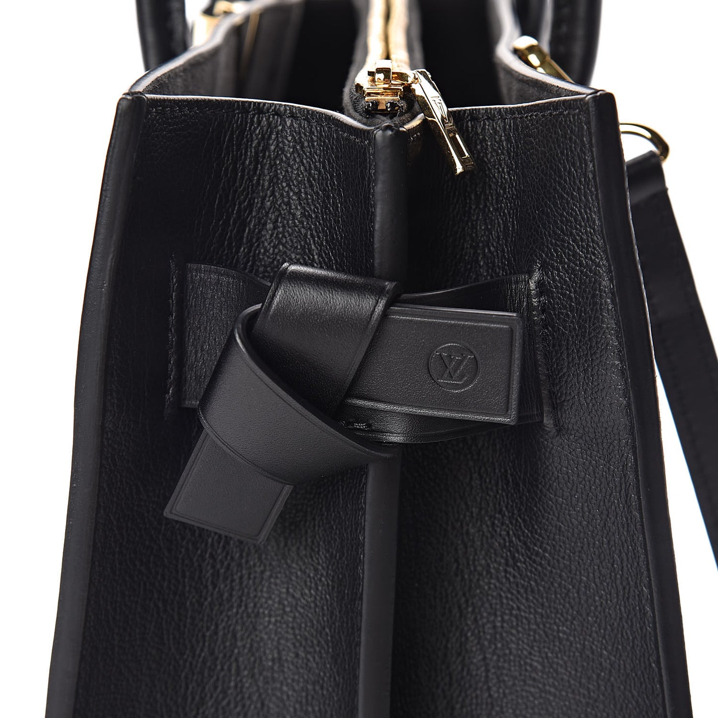 Monogram Cuir Plume Very Tote GM Black