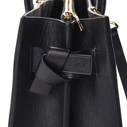 Louis Vuitton Monogram Cuir Plume Very Tote GM Black 7 of 10