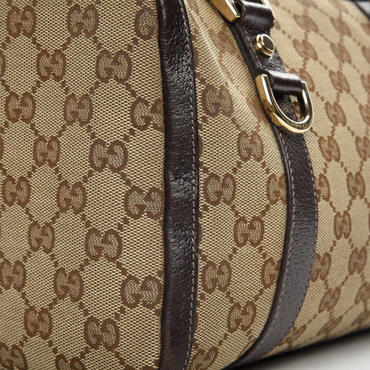 Gucci Monogram Small Abbey Boston Dark Brown 9 of 12