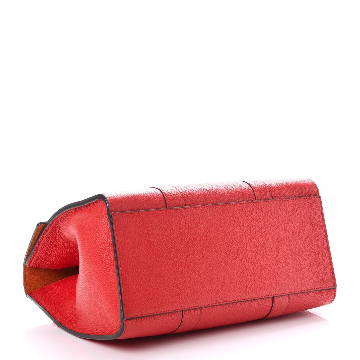 Small Classic Grain Calfskin New Bayswater Fiery Red