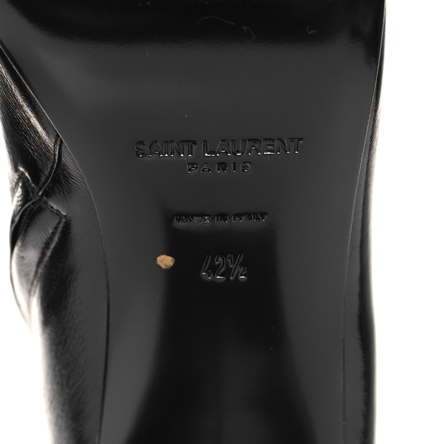 Saint Laurent Nappa Sugar Rainer 75 Mens Booties  42.5 Black 7 of 10