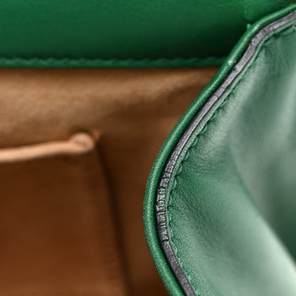 Gucci Calfskin Studded Small Padlock Shoulder Bag Emerald 8 of 14