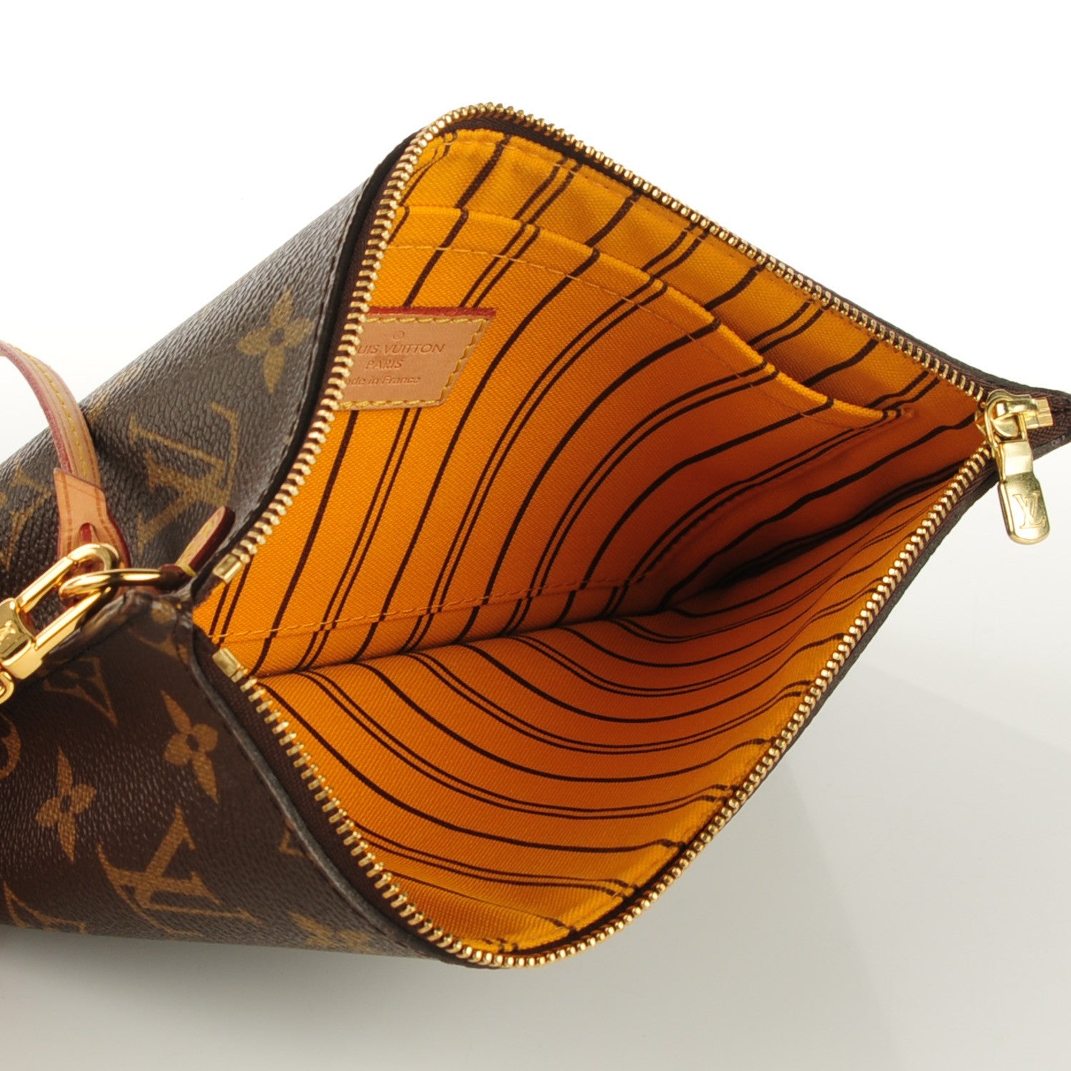 Louis Vuitton Monogram Neverfull MM GM Pochette Mimosa 5 of 7