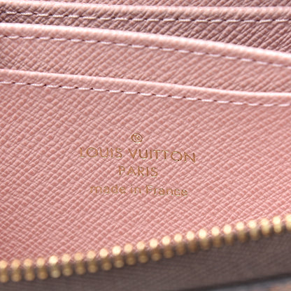 Louis Vuitton Damier Ebene Zippy Coin Purse Rose Ballerine 5 of 5