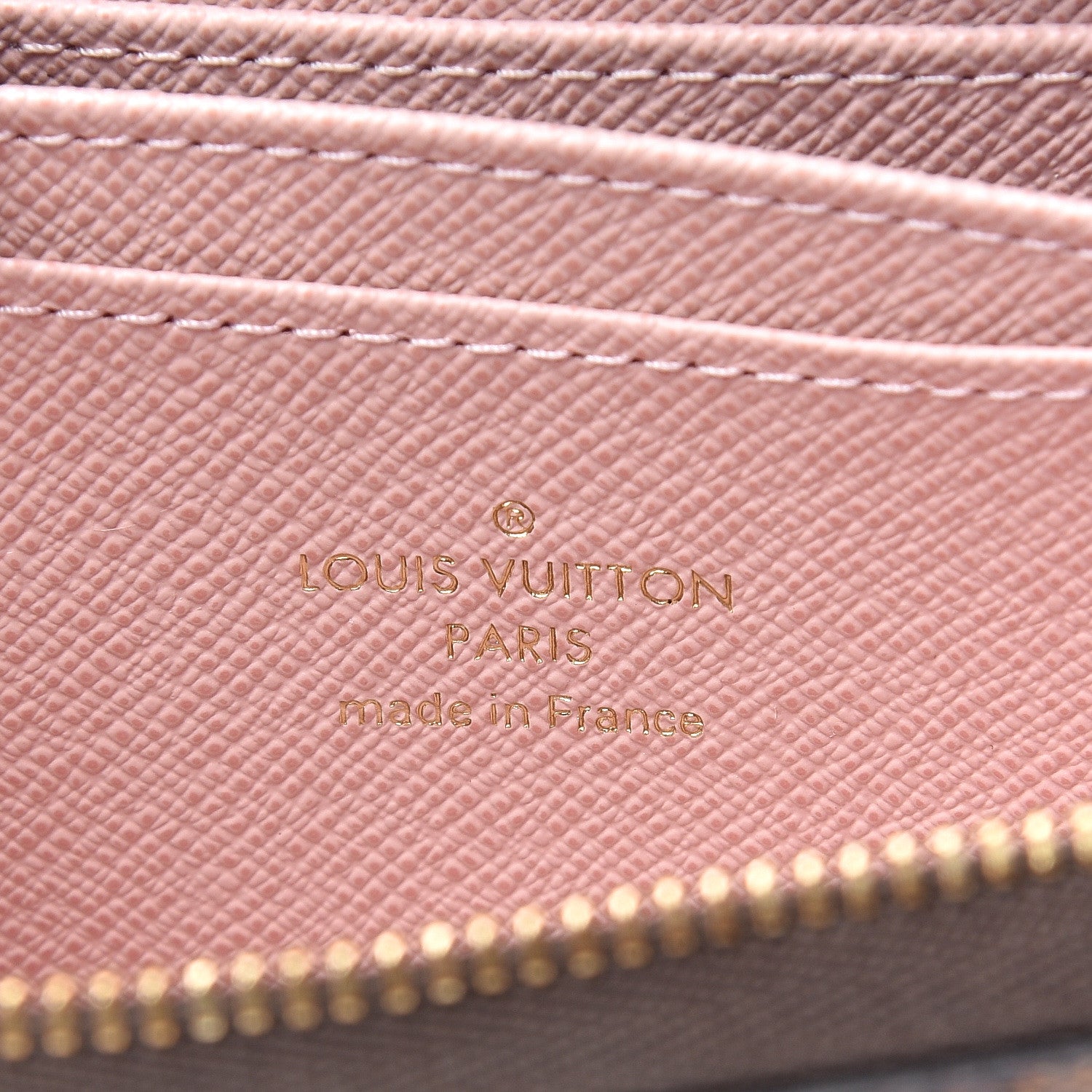 Louis Vuitton Damier Ebene Zippy Coin Purse Rose Ballerine 5 of 5