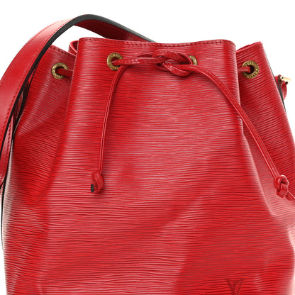 Louis Vuitton Epi Petit Noe Castillan Red 6 of 15