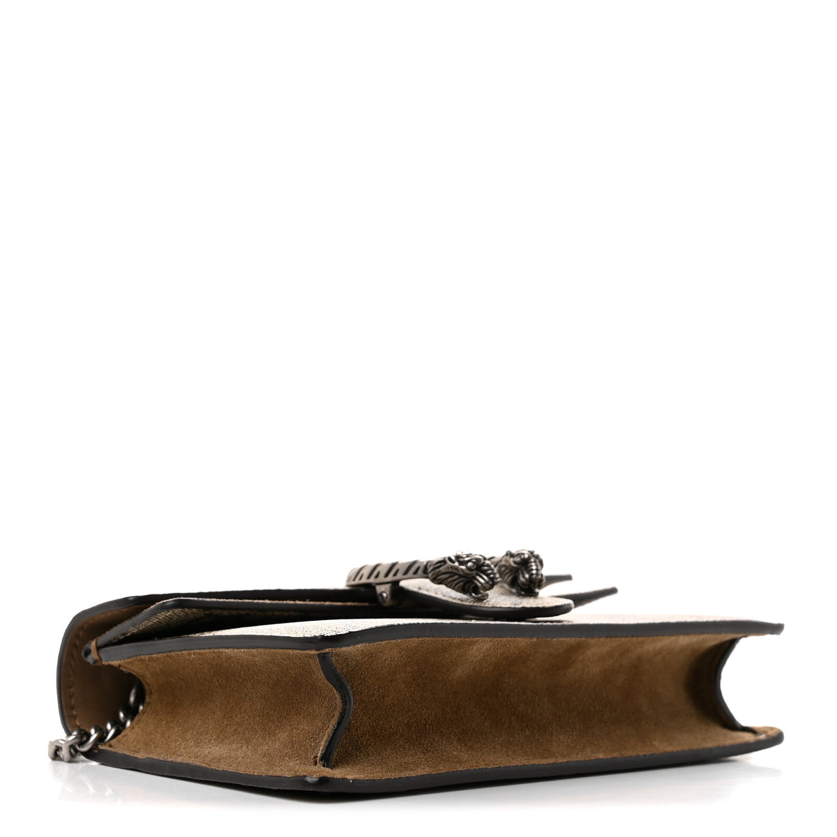 GG Supreme Monogram Super Mini Dionysus Shoulder Bag Taupe