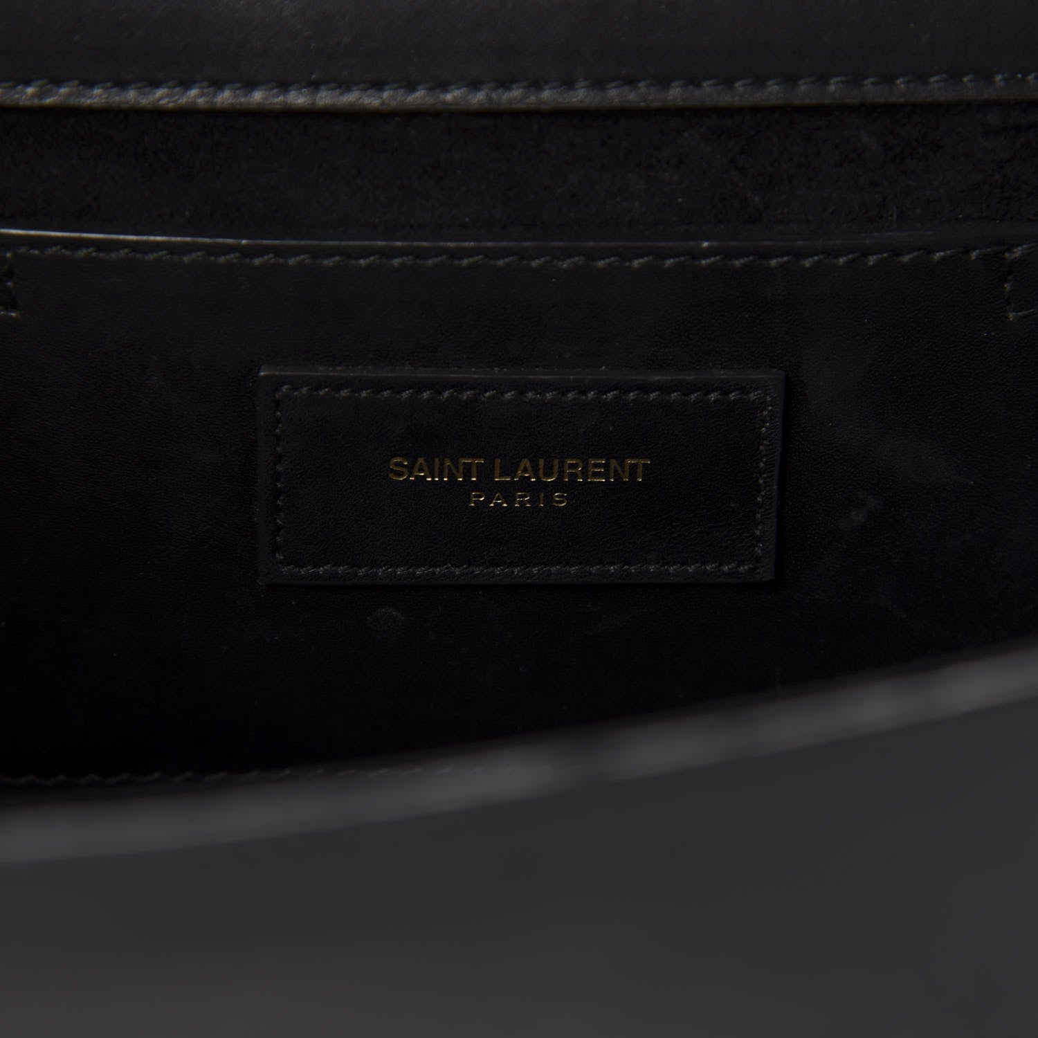 Saint Laurent Smooth Calfskin Medium Classic Monogram Kate Tassel Satchel Black 10 of 11