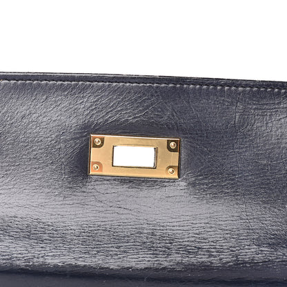 Hermes Box Kelly Retourne 32 Bleu Marine 17 of 33