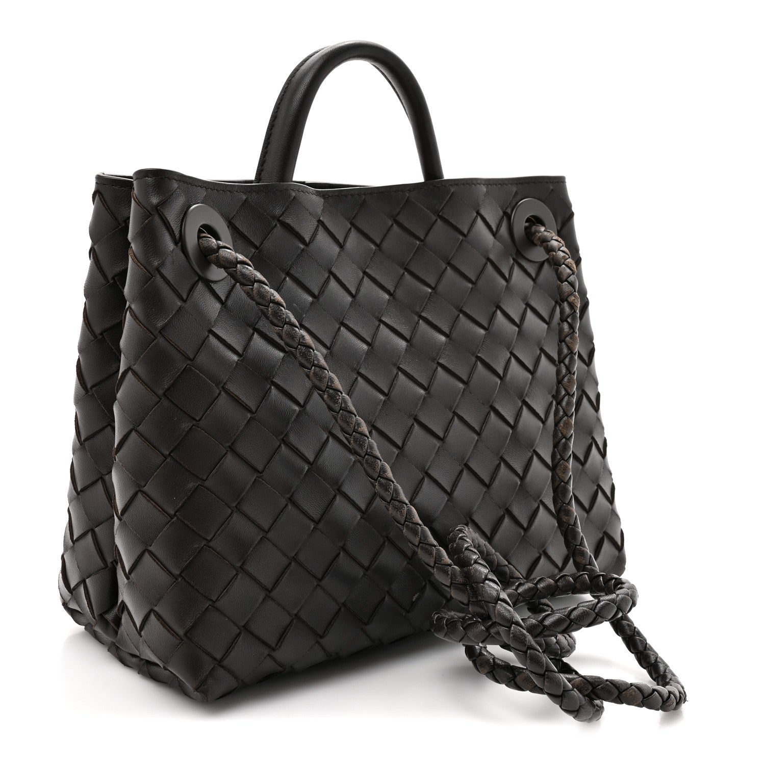 Bottega Veneta Nappa Intrecciato Small Andiamo Shoulder Bag Fondant 3 of 14