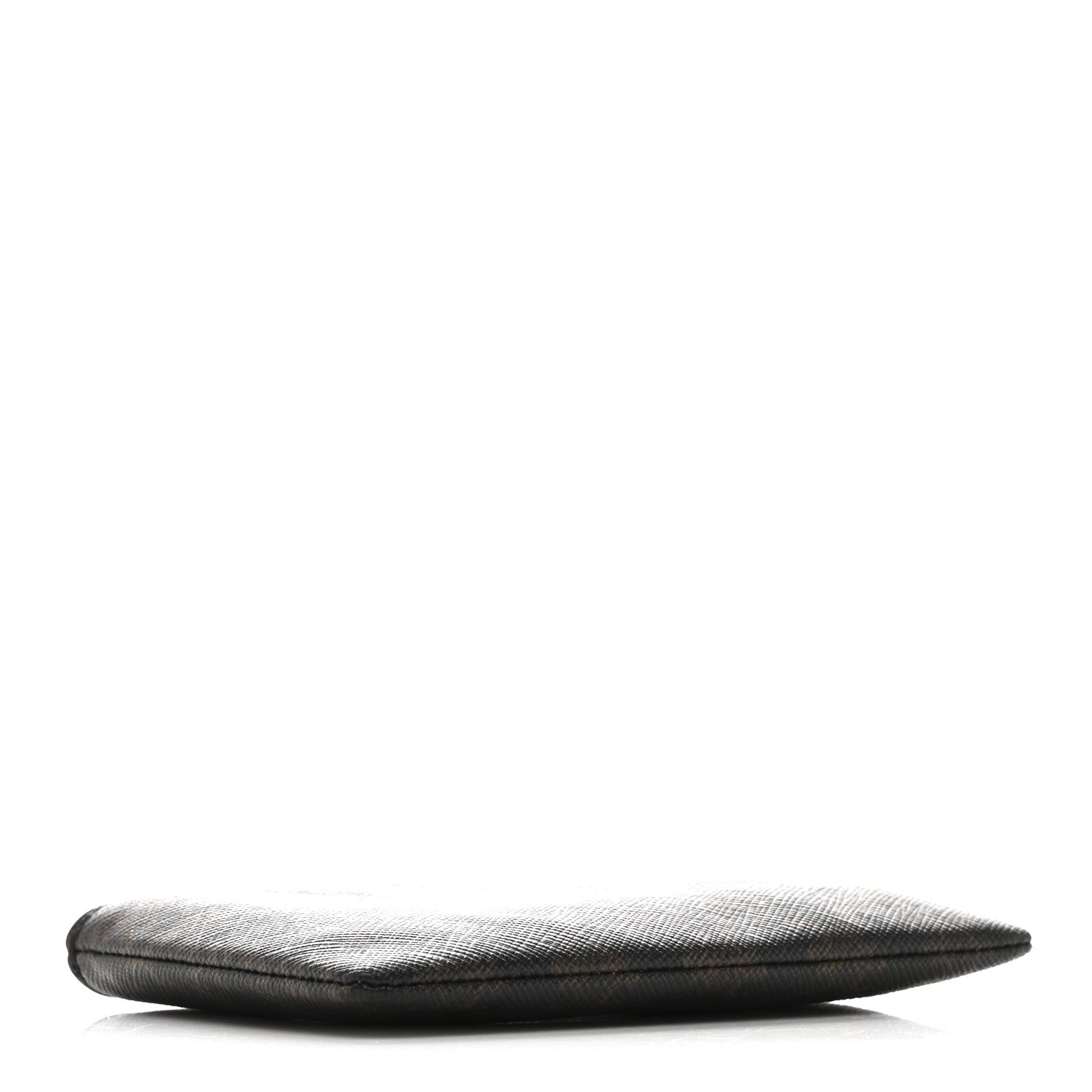 Celine Triomphe Canvas Coin and Card Pouch With Hook Black 5 of 10