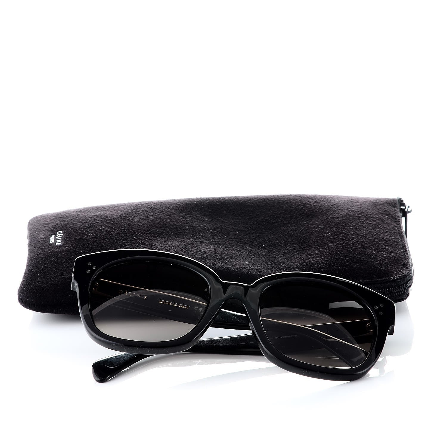 Celine New Audrey Sunglasses CL 41805/S Black 9 of 9