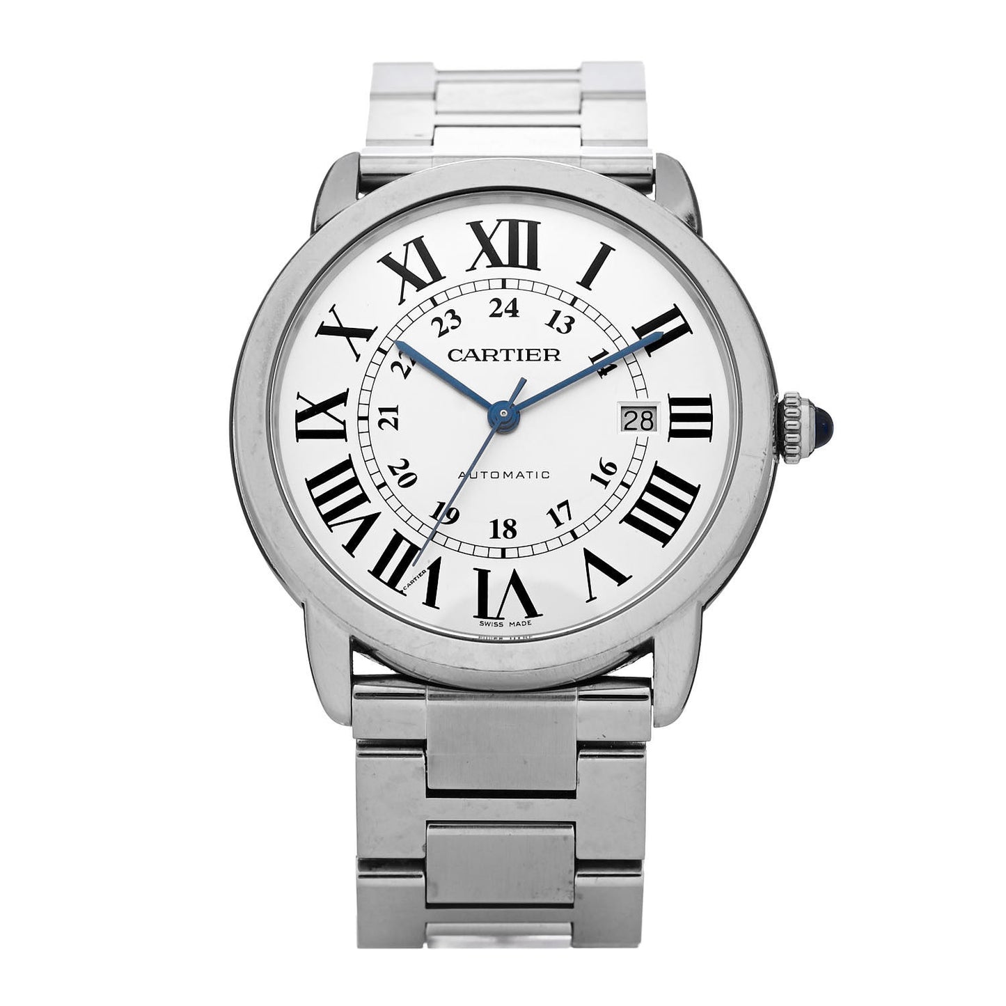 Stainless Steel 42mm Ronde Solo Automatic Watch