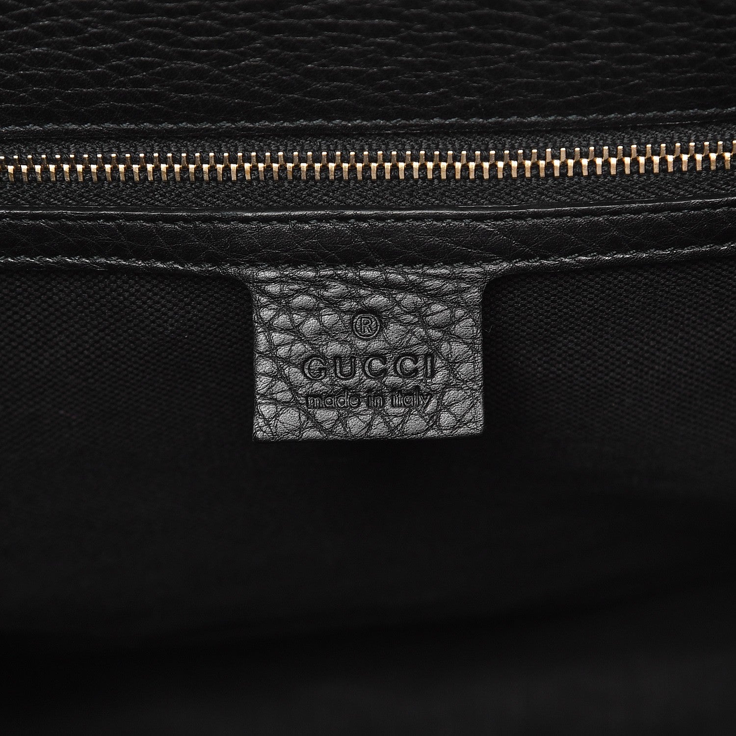 Gucci Cellarius Calfskin Large Emily Chain Shoulder Bag Black 6 of 11