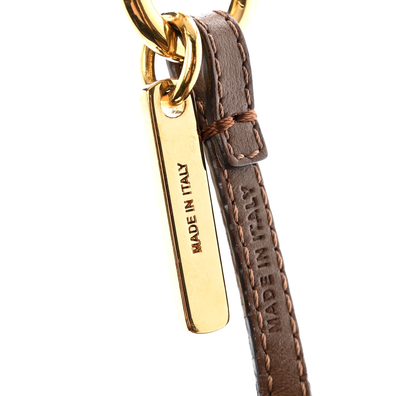 Fendi Shearling Toast Bag Charm Brown 1870857 – FASHIONPHILE