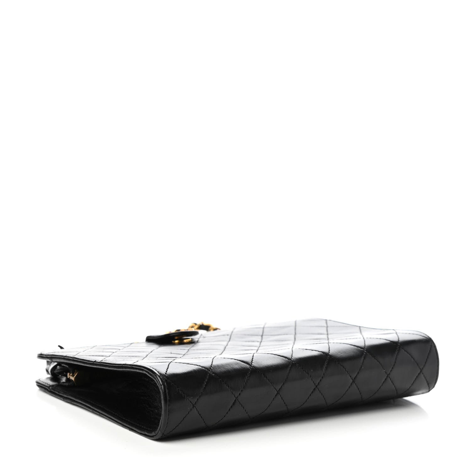 Chanel Lambskin Quilted Shoulder Bag Black 4 of 10